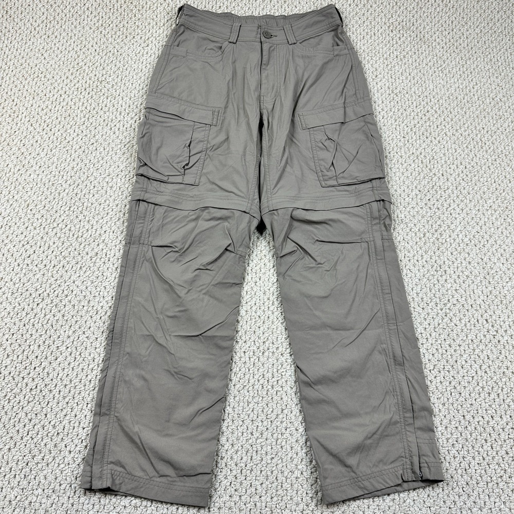 REI Co-op Pants Fits Men 30x29 Khaki Sahara Convertible Cargo Zip Off Cuff Relax